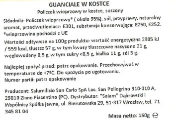 Guanciale w kostce 150g San Carlo