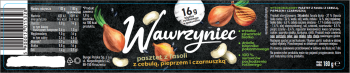 Wawrzyniec High Protein. Wysokobiałkowy pasztet z fasoli z cebulą, pieprzem i czarnuszką 180g