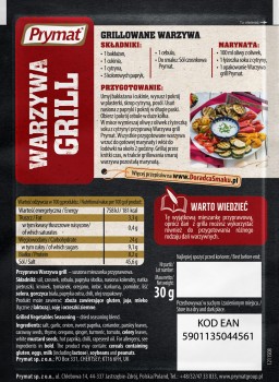 Przyprawa Warzywa grill 30g Prymat
