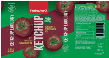 Podravka Ketchup łagodny 310g