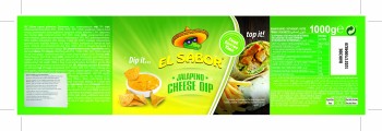 Dip jalapeno cheese 1000g El Sabor