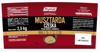 Musztarda czeska 2,5kg Prymat GastroLine