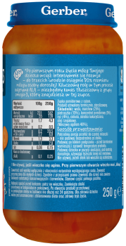 Gerber Zupka pomidorowa z ryżem 250g