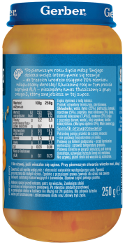 Gerber Zupka Dyniowa z nutą kokosa 250g