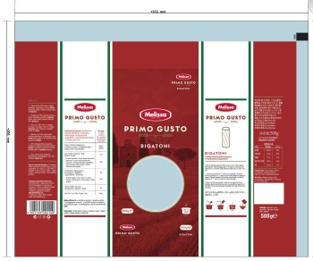 Makaron Rigatoni rurka karbowana 500g Melissa Primo Gusto