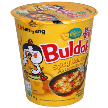 Danie Ramen Hot Kurczak Ser CUP 70g Samyang