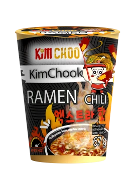 KIM CHOO RAMEN CHILI - Zupa błyskawiczna z nudlami o smaku chili (pikantna) 67g
