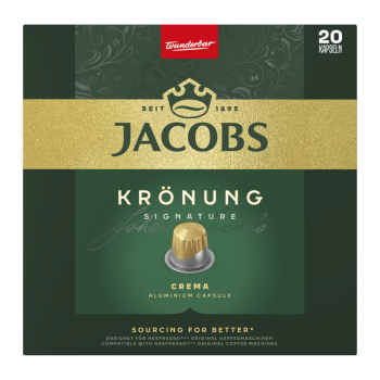 Jacobs Kronung Crema kawa mielona w kapsułkach 20 sztuk