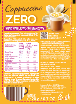 Mokate Cappuccino smak waniliowo śmietankowy ( 20g )