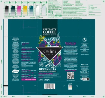 Cellini Kawa ziarno Meraviglia 200g