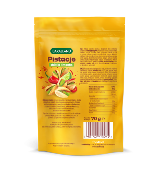 Bakalland Pistacje prażone Chilli&Lime 70g
