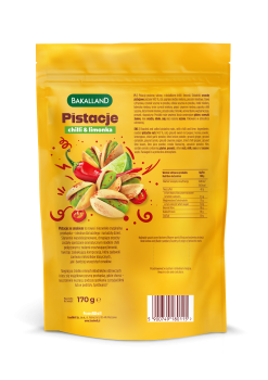 Bakalland Pistacje prażone Chilli&Lime 170g