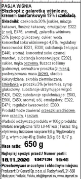 DR GERARD pasja wiśniowa 650g