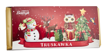 Bałtyk Czekolada nadziewana Truskawka 148g