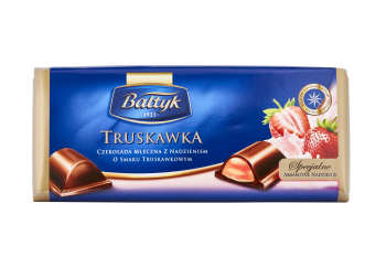 Bałtyk Czekolada nadziewana Truskawka 148g