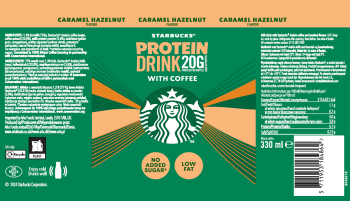 Starbucks Protein Drink Caramel Hazelnut 330ml