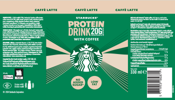 Starbucks Protein Drink Caffe Latte 330ml