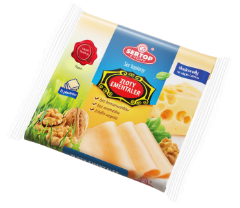 Ser topiony Złoty ementaler plastry 130 g SERTOP