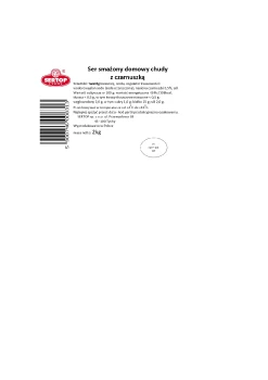 Ser smażony chudy z czarnuszką tafla 2 kg SERTOP
