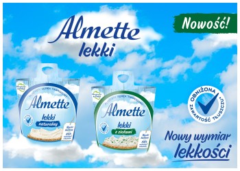 Almette Puszysty serek twarogowy lekki naturalny 150 g