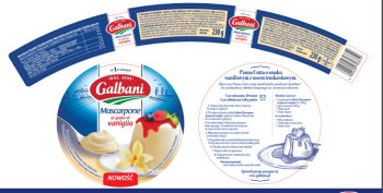 Galbani Mascarpone o smaku waniliowym 230 g