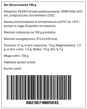 Cioffi Stracciatella. Kremowy ser w strzępkach zatopiony w śmietanie 150g