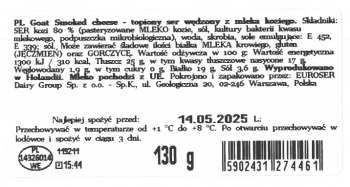 Q-CONCEPT Ser kozi Wędzony 130g