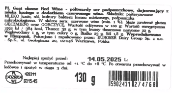 Q-CONCEPT Ser kozi Czerwone Wino 130g