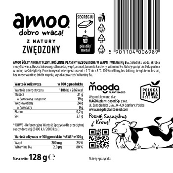 Amoo ser z natury zwędzony 128g