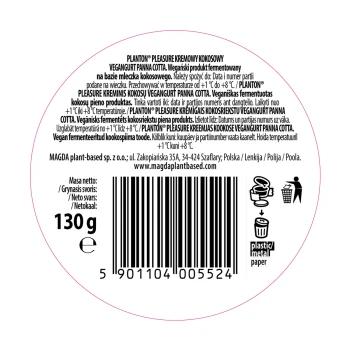 Planton Pleasure panna cotta 130g