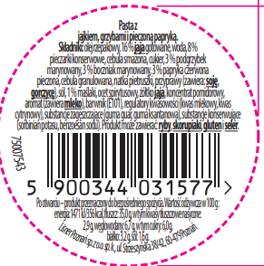 Smak Sezonu Podgrzybek Pasta z grzybami i pieczoną papryką 80g Lisner