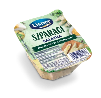 SZPARAGI Sałatka warzywna ze szparagami 140g Lisner