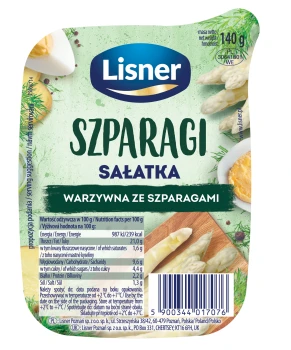 SZPARAGI Sałatka warzywna ze szparagami 140g Lisner