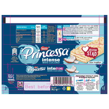 Princessa Intense White Coconut 30,5g