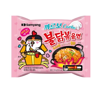 Danie instant o smaku ostrego kurczaka carbonara | 130g | SamYang