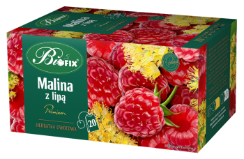 Bifix Premium Malina z Lipą Herbatka owoc. ekspr. 20x2g