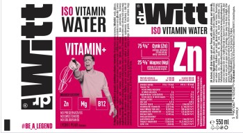 DrWitt Woda Witaminowa o smaku liczi i gruszki 550 ml