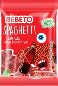 BEBETO ŻELKI SPAGHETTI COLA 80g