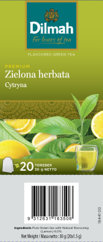 Dilmah Green Tea with Lemon [20x1,5g]