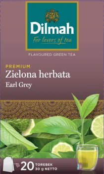 Dilmah Green Tea with Earl Grey [20x1,5g]