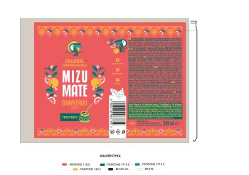 Mizu Mate Grapefruit 330 ml