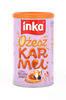 Kawa Zbożowa Inka OżeszKARMEL 120 g puszka