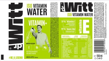 DrWitt Woda Witaminowa o smaku zielonego jabłka 550 ml