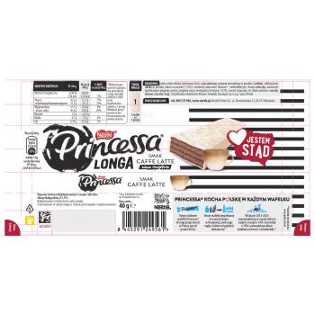 Princessa Longa Latte 40g