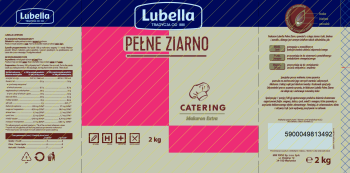 Lubella Catering Pełne Ziarno Makaron Pióra 2 kg