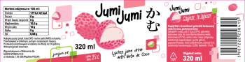 Jumi Jumi Napój liczi z nata de coco 320ml