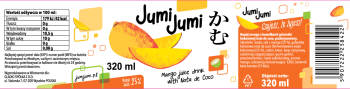 Jumi Jumi Napój mango z nata de coco 320ml