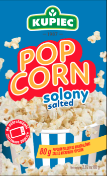 Kupiec Popcorn solony 80g