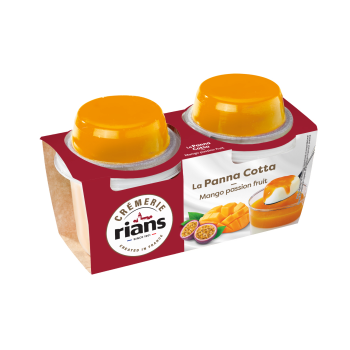Panna Cotta Rians z mango i marakują 2x120g