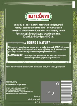 Kotanyi Majeranek otarty 9g